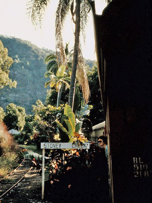 Kuranda-museojunassa